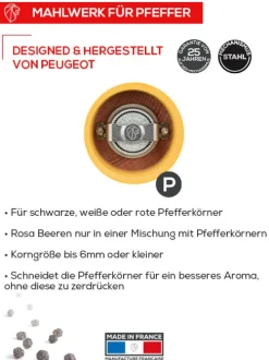 Peugeot Saveurs Bistro^ Pfeffermühlen