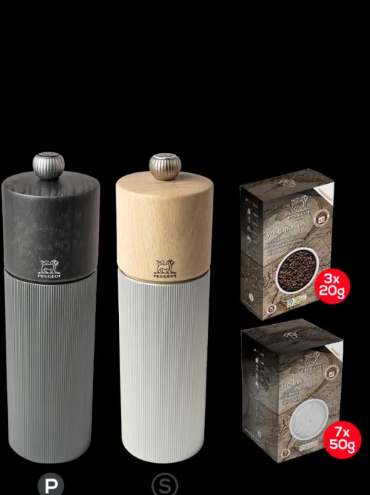 Peugeot Saveurs Line 18cm Bundle^ Mühlensets|Salzmühlen