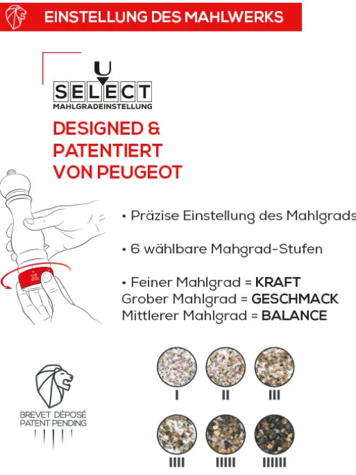 Peugeot Saveurs Paris u'Select^ Geschenke Unter 100€|Salzmühlen